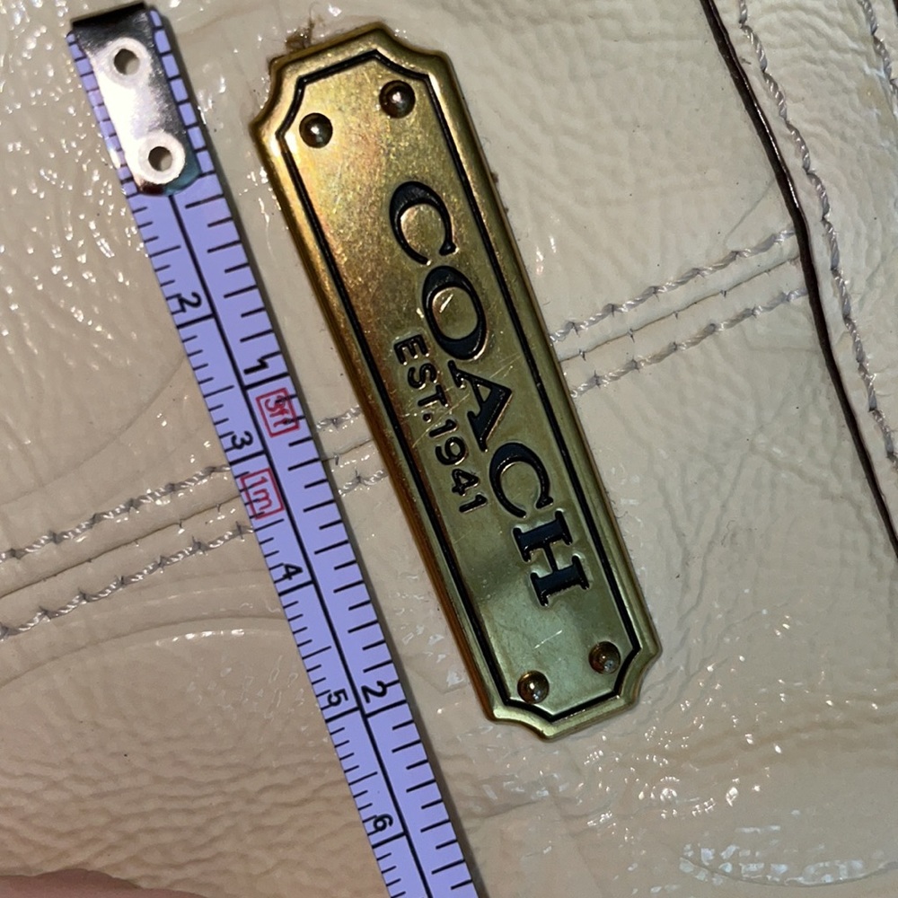 COACH Tote Gallery Embossed Patent Leather # 19462
